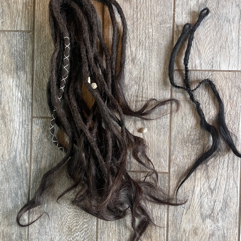 Dark Brown Dreadlock Hair Extensions
